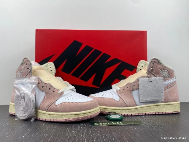 Cheap (Women's) OG Washed Retro High 1 FD2596-600 Jordan Air Pink 0727